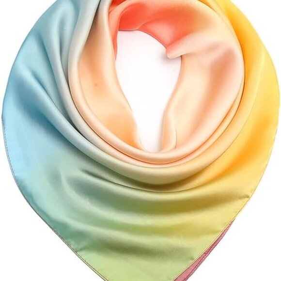 Silk Feeling Scarf 27.5 Inch - Picture 3 of 6